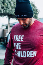 Cargar imagen en el visor de la galería, Free the Children (Unisex Long-Sleeve Shirt)

